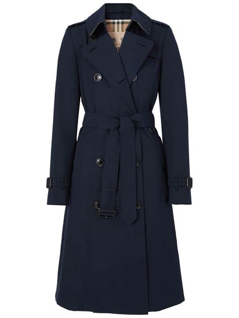 manteau burberry femme bleu|Trench.